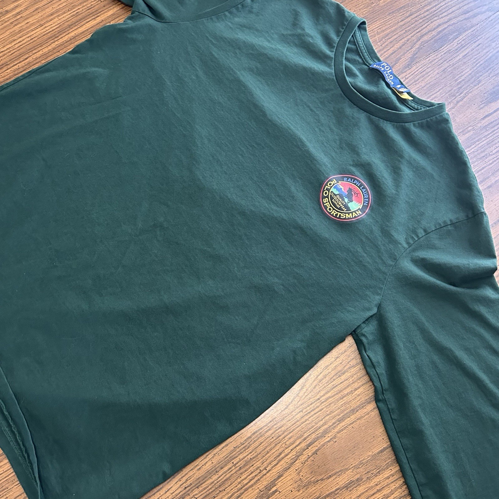 Polo Ralph Lauren Sportsman Terrain Wildlife Long Sleeve T-Shirt Mens Size XL gallery