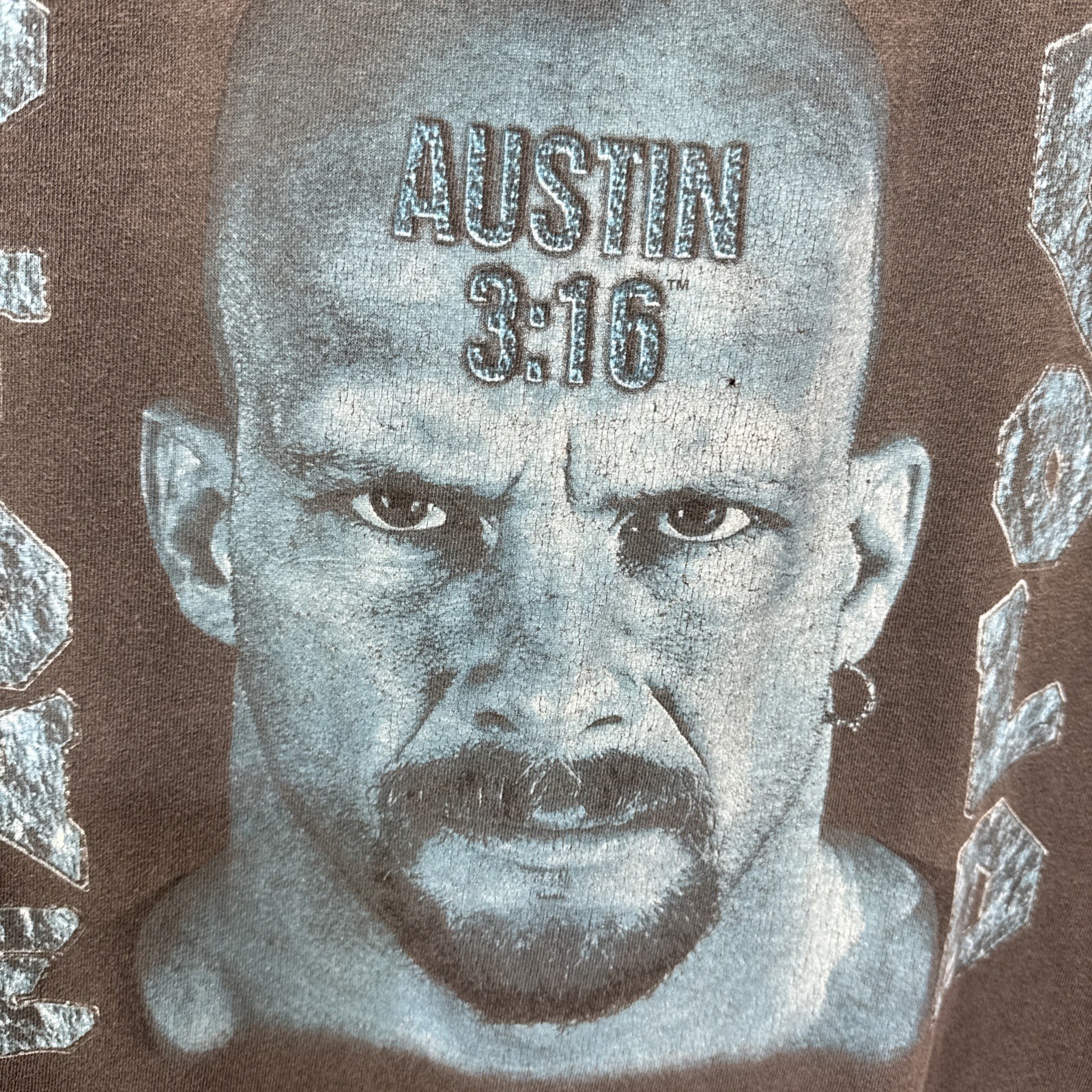 Vintage Stone Cold Steve Austin T Shirt Men Size XXL Black WWF 1998 Austin 3:16 gallery