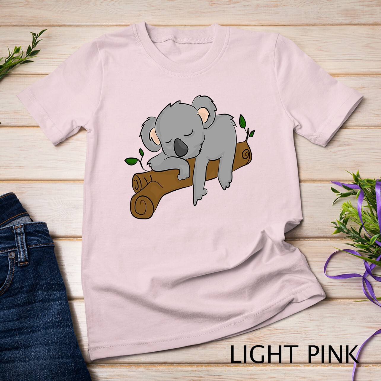 Cute Koala Bear Sleeping Lazy Animal Lover Gift Clothes Unisex T-shirt gallery