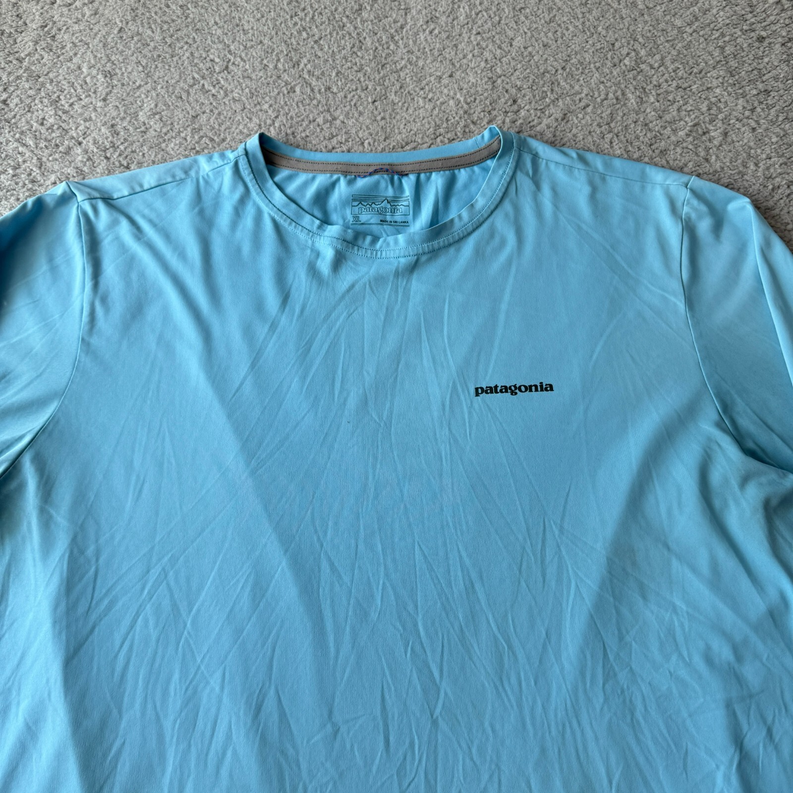 Patagonia T Shirt Mens Extra Large Blue Long Sleeves Swim Beach Summer Outdoor gallery