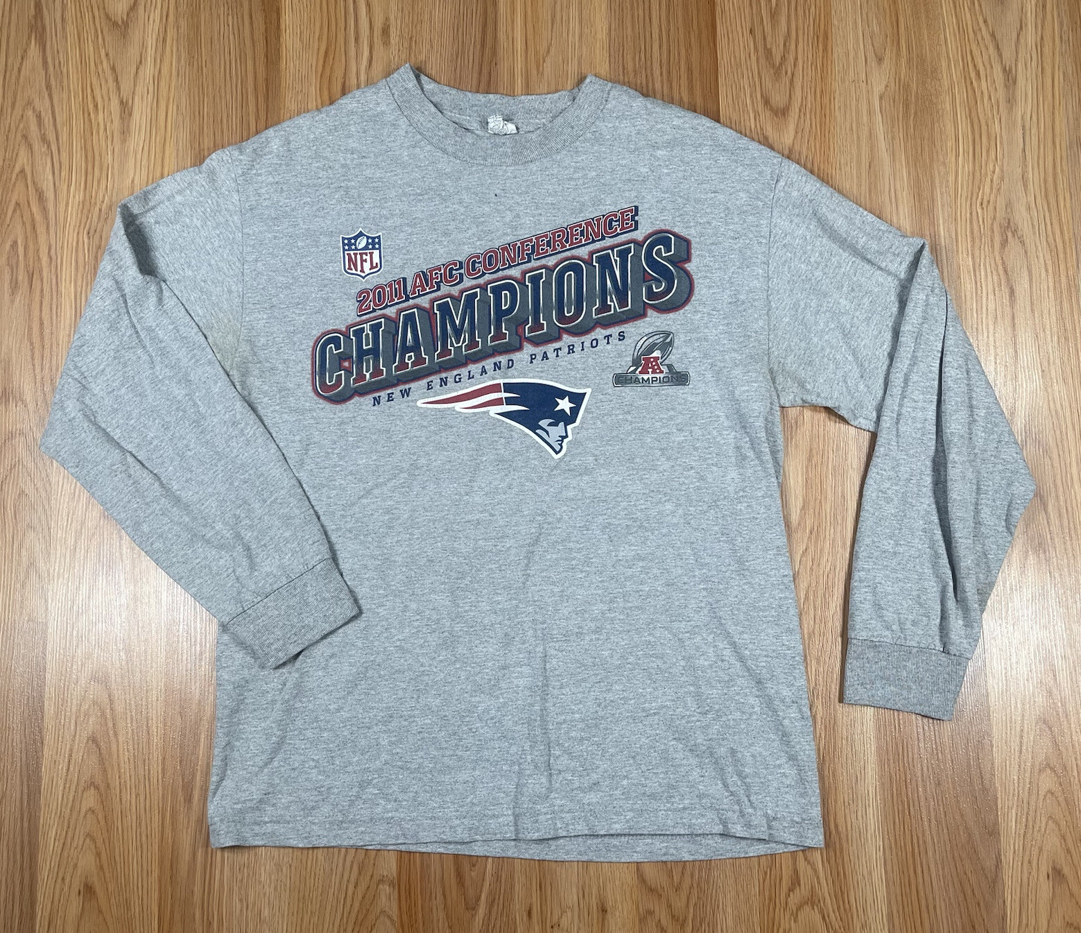 Alstyle Apparel&Activewear Long Sleeve T-Shirt Adults M Medium NE Patriots 2011 gallery