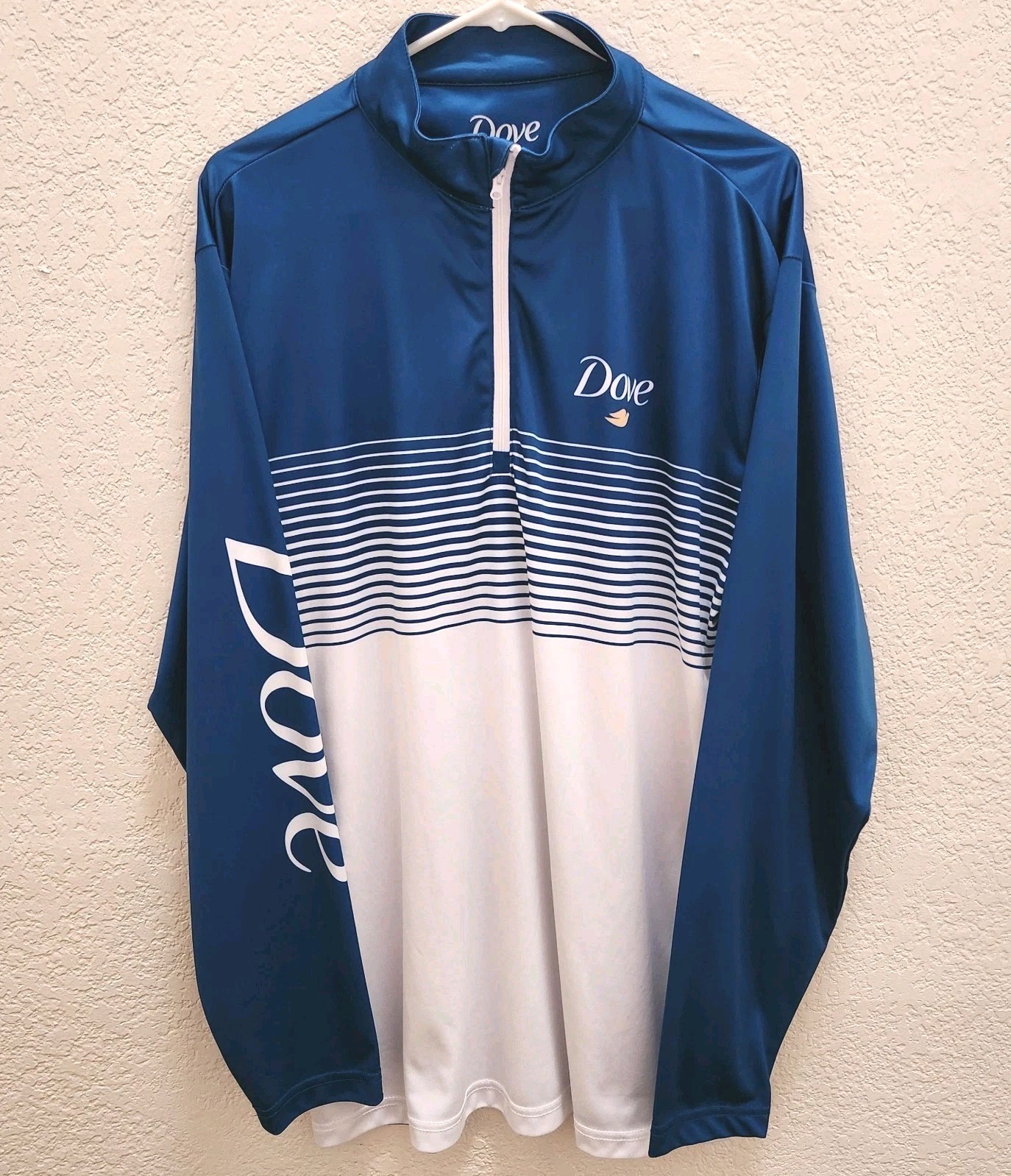 DOVE Soap Mens XL 1/4 Zip Pullover Performance Jacket Mock Neck gallery