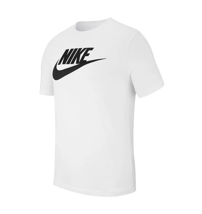 Nike Men's NSW Sportswear Icon Futura T Shirts White AR5004-101 i gallery