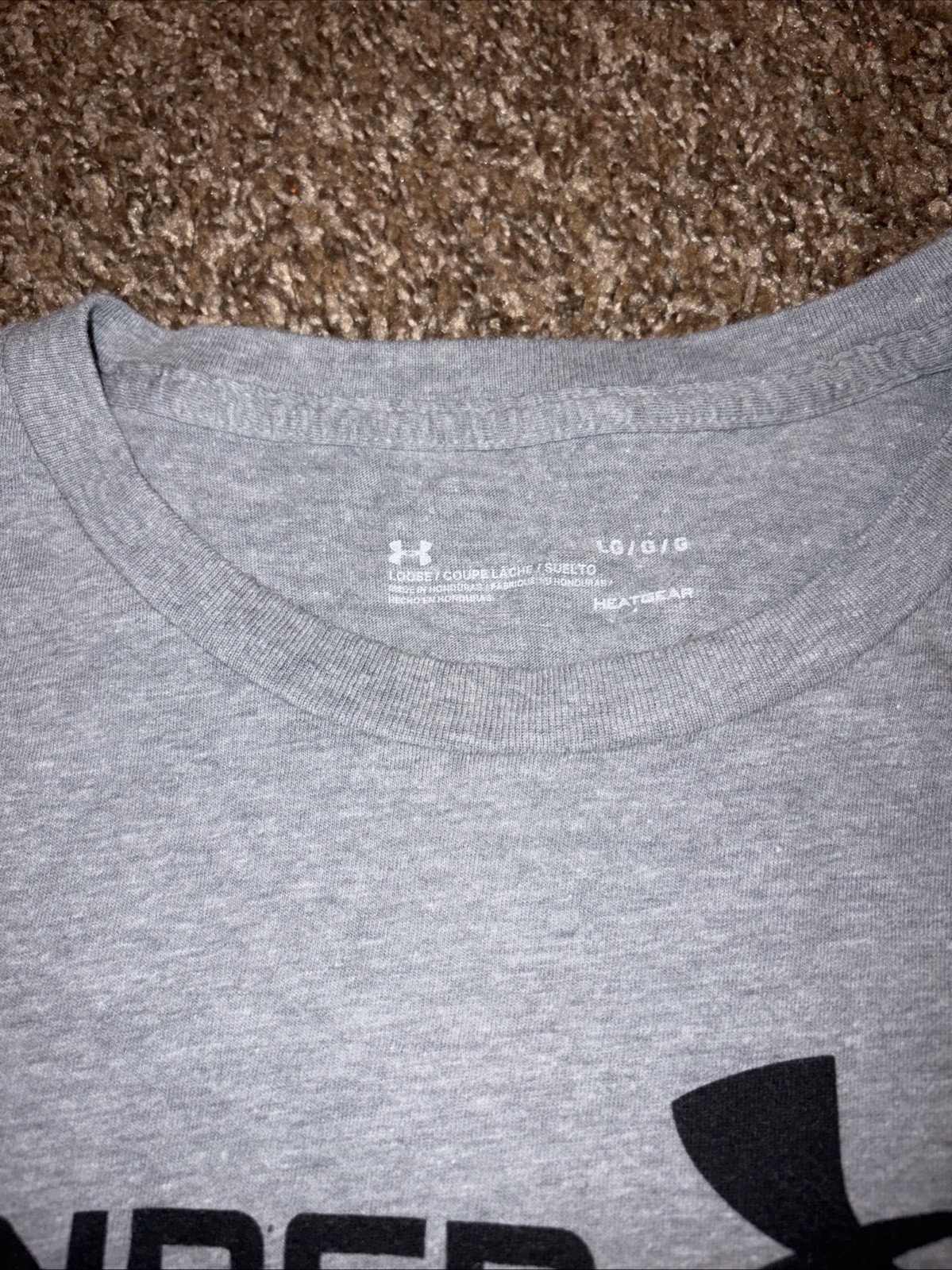 Under Armour HeatGear Large T-shirt -Grey gallery