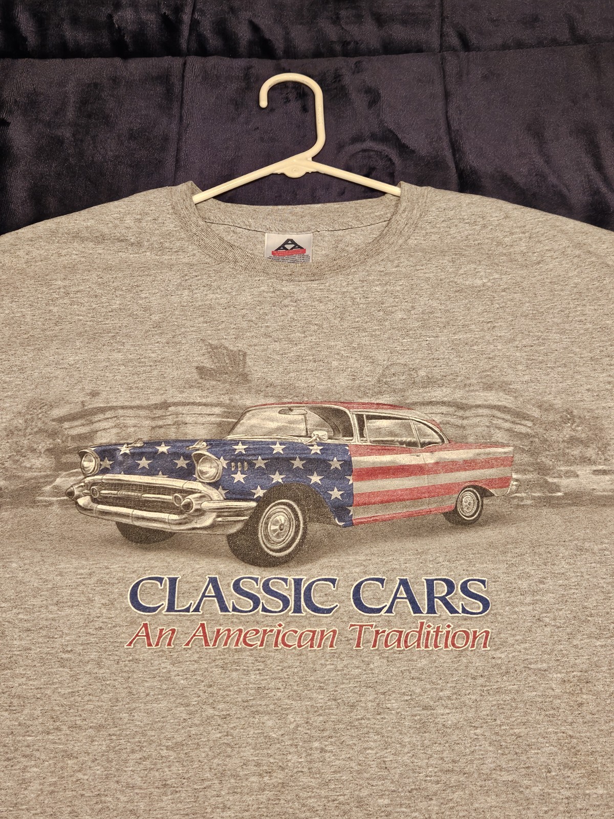 Vintage Classic Cars An American Tradition T Shirt 2XL Alstyle AAA USA Fabric