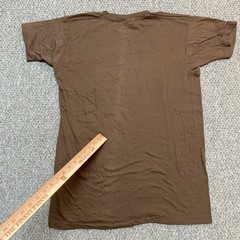 US Military Army Undershirt Qtr Sleeve Crew Neck Brown 436 Union Underwear Large