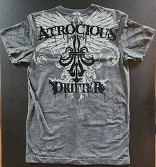 RawBlue Atrocious Drifter Doublesided Textured T-Shirt Size M New Without Tags