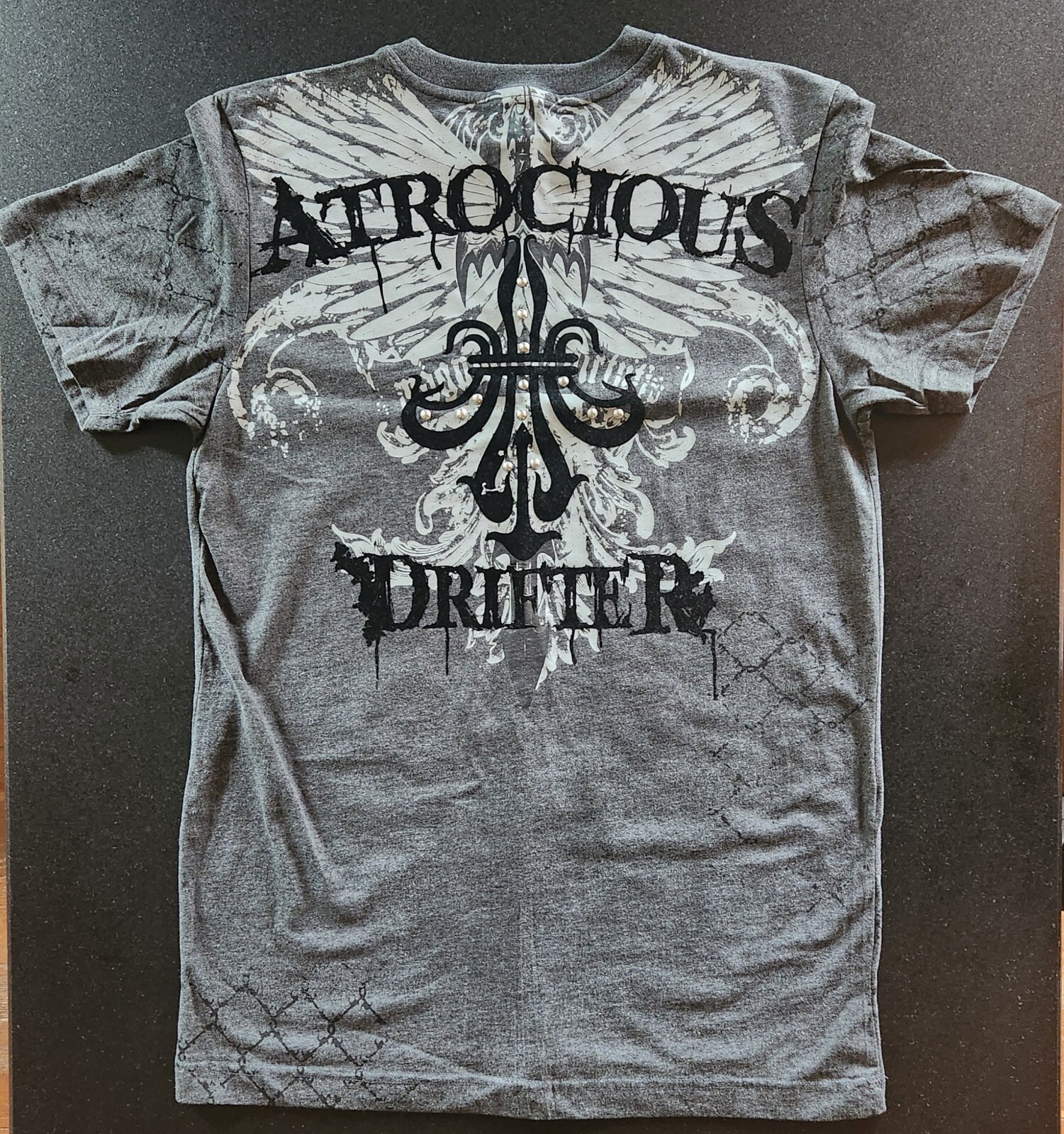 RawBlue Atrocious Drifter Doublesided Textured T-Shirt Size M New Without Tags gallery