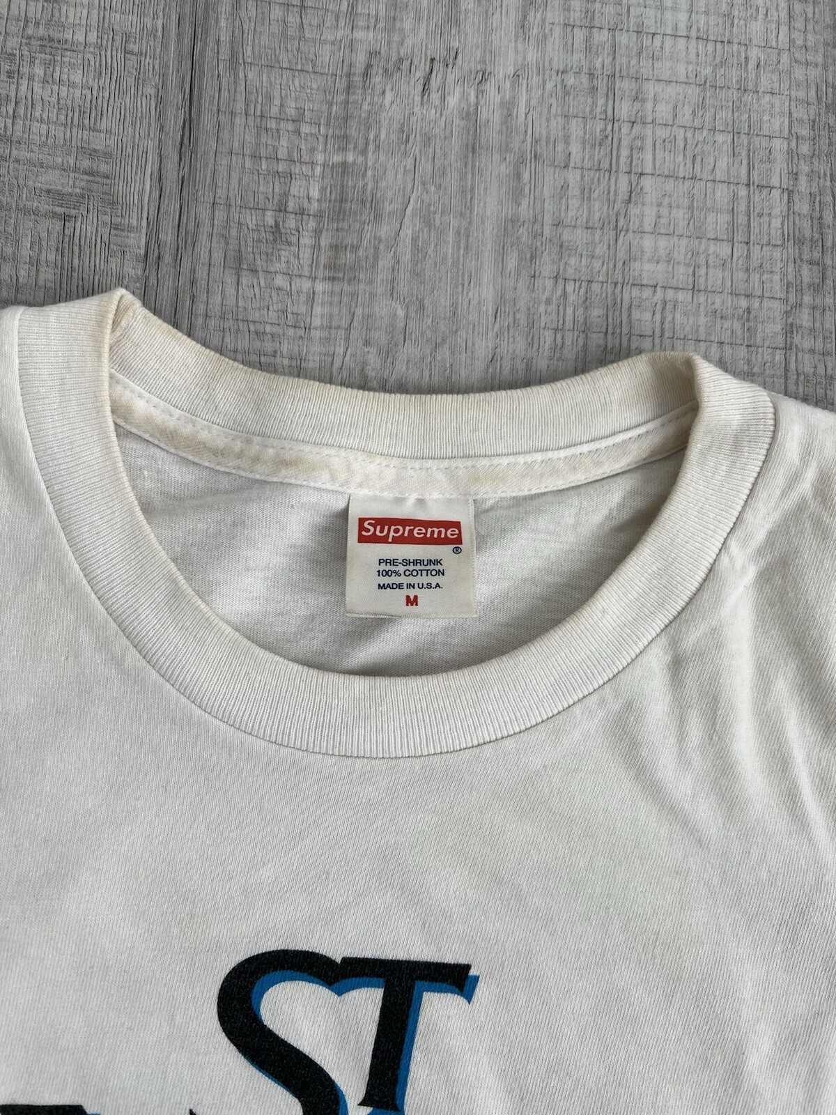 Supreme St Ides Malt Liquor T Shirt Size M Medium SS16 White Streetwear Beer Tee gallery