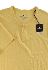The Normal Brand – Men’s Active Puremeso SS Henley – Golden Hour – NWT Size 2XL