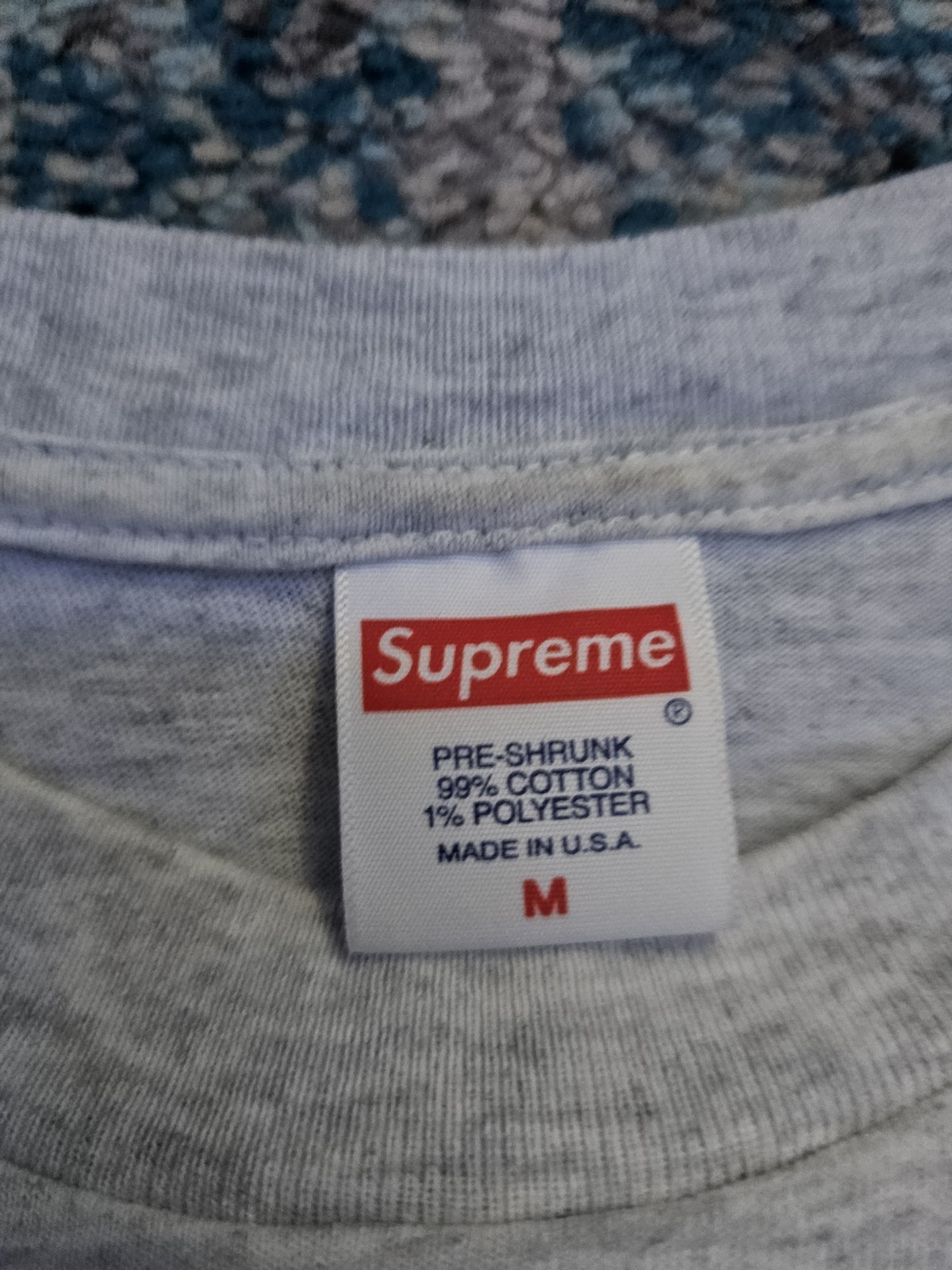 Supreme 'LOVE THAT SUPREME' Tee SS22T51 ASH GREY Medium gallery