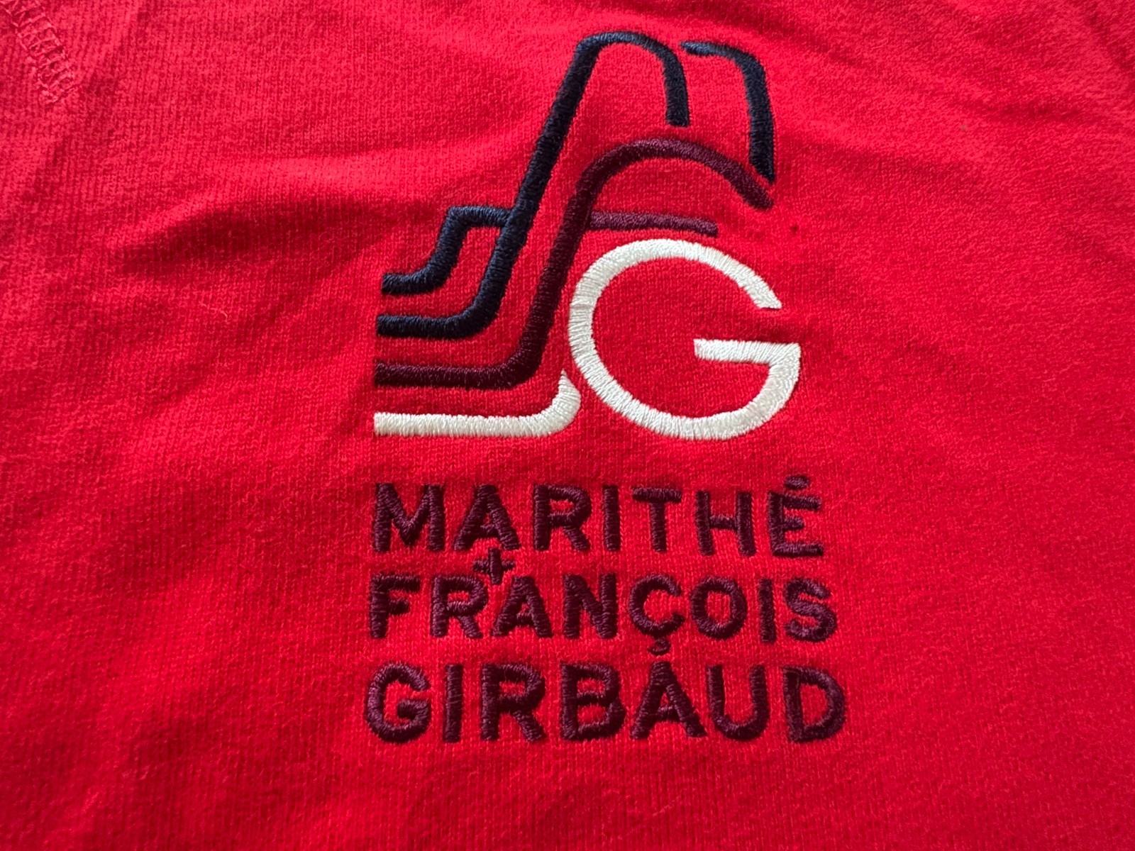 MARITHE FRANCOIS GIRBAUD NWT Men's Long Sleeve Striped Sweatshirt- Size XL gallery