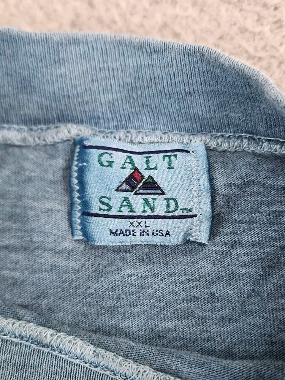 VINTAGE Galt Sand Edinburgh Shirt Mens XXL 2XL Royal Society Of Golf Adult A20 gallery