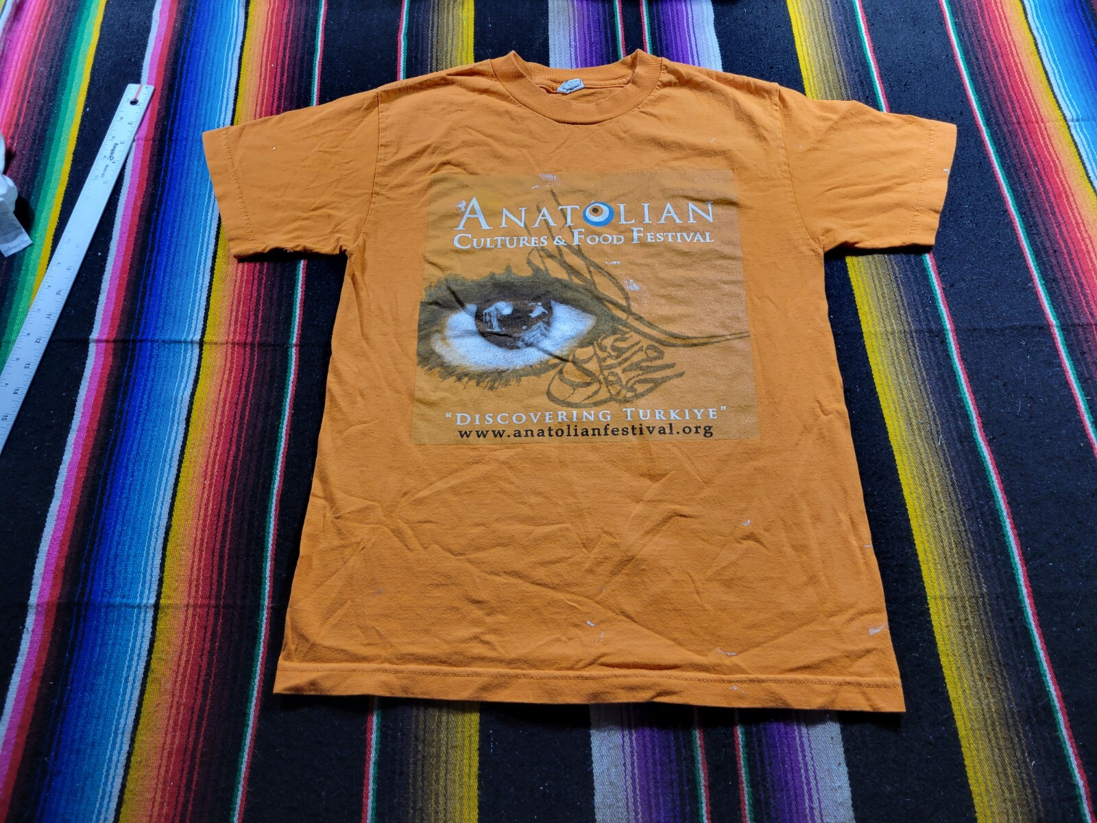 Anatolian Cultures & Food Festival Discovering Turkiye Cali 2009 T-Shirt Size S gallery
