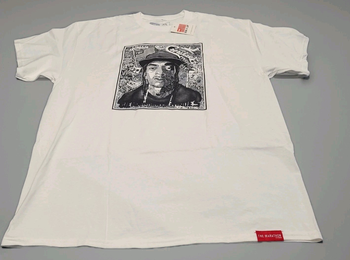 The Marathon Clothing TShirt Mens XL White Nipsey Hussle Crenshaw New With Tags gallery