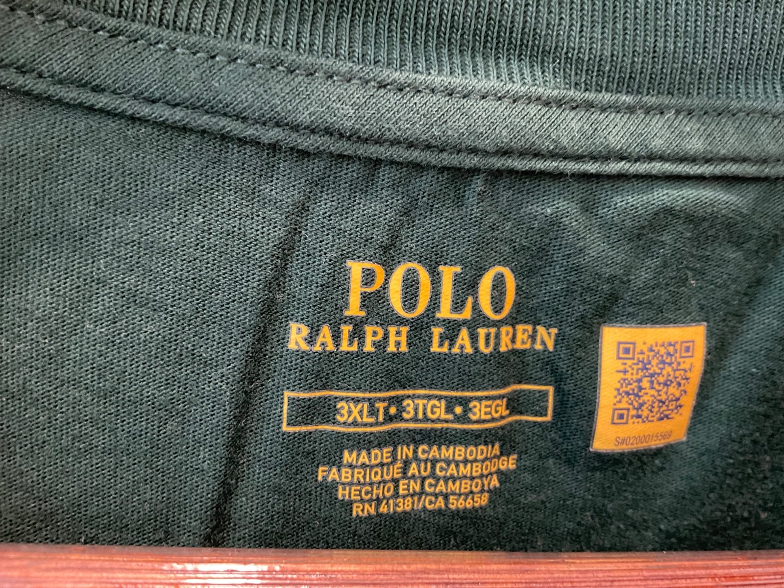 POLO Ralph Lauren Big & Tall HUNTER GREEN Short Sleeve Crewneck T Shirt 3XLT S42 gallery