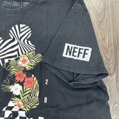 Disney X Neff Mickey Mouse Hawaiian Flowers T-Shirt Mens Size 2XL XXL
