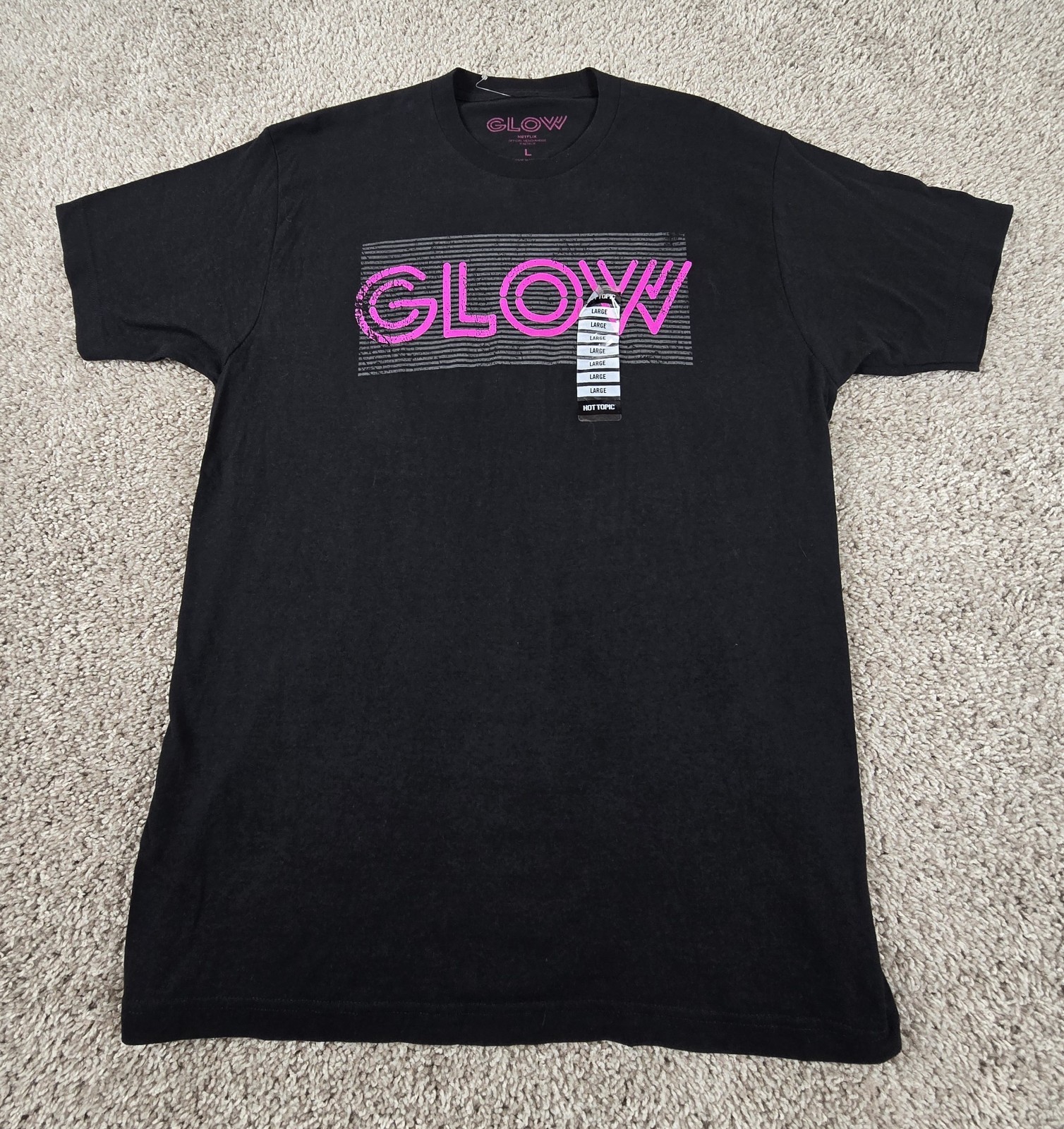 Netflix Gorgeous Ladies of Wrestling GLOW T Shirt Men Adult Large Graphic Print