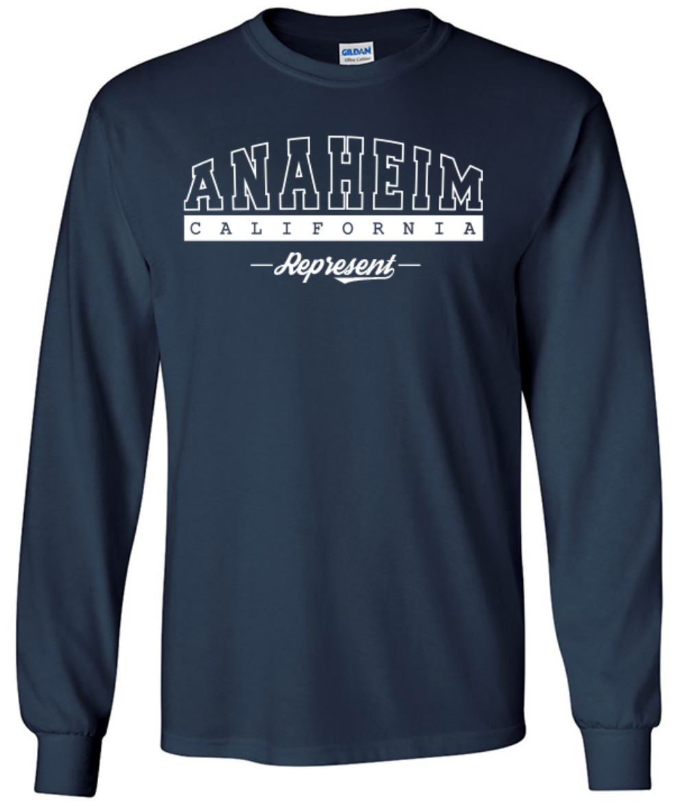Anaheim California State T-Shirt Long Sleeve Graphic Tees Unisex apparel Design gallery