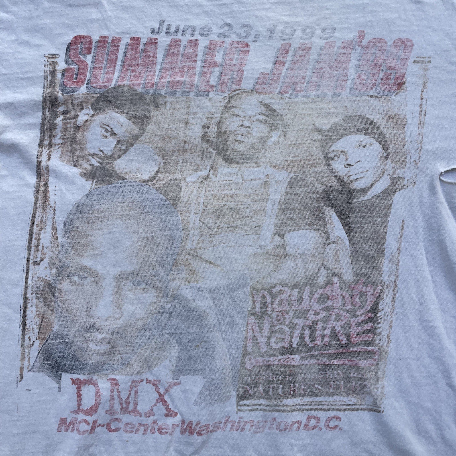 Vintage Summer Jam 1999 Rap Tee Shirt Size Large RARE gallery