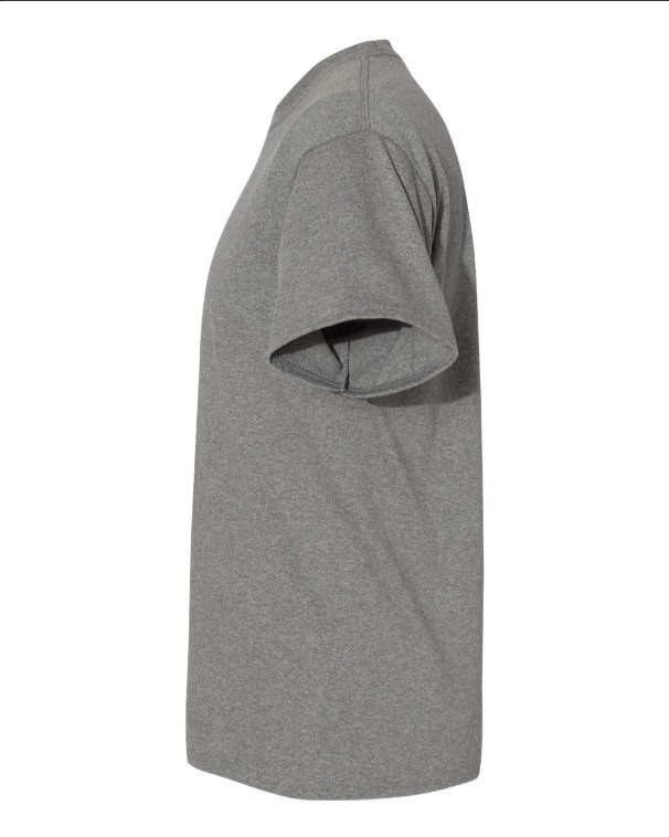 Hanes 5170 5XL EcoSmart Crewneck Short Sleeve Tee Pit to Pit 31" Oxford Gray gallery