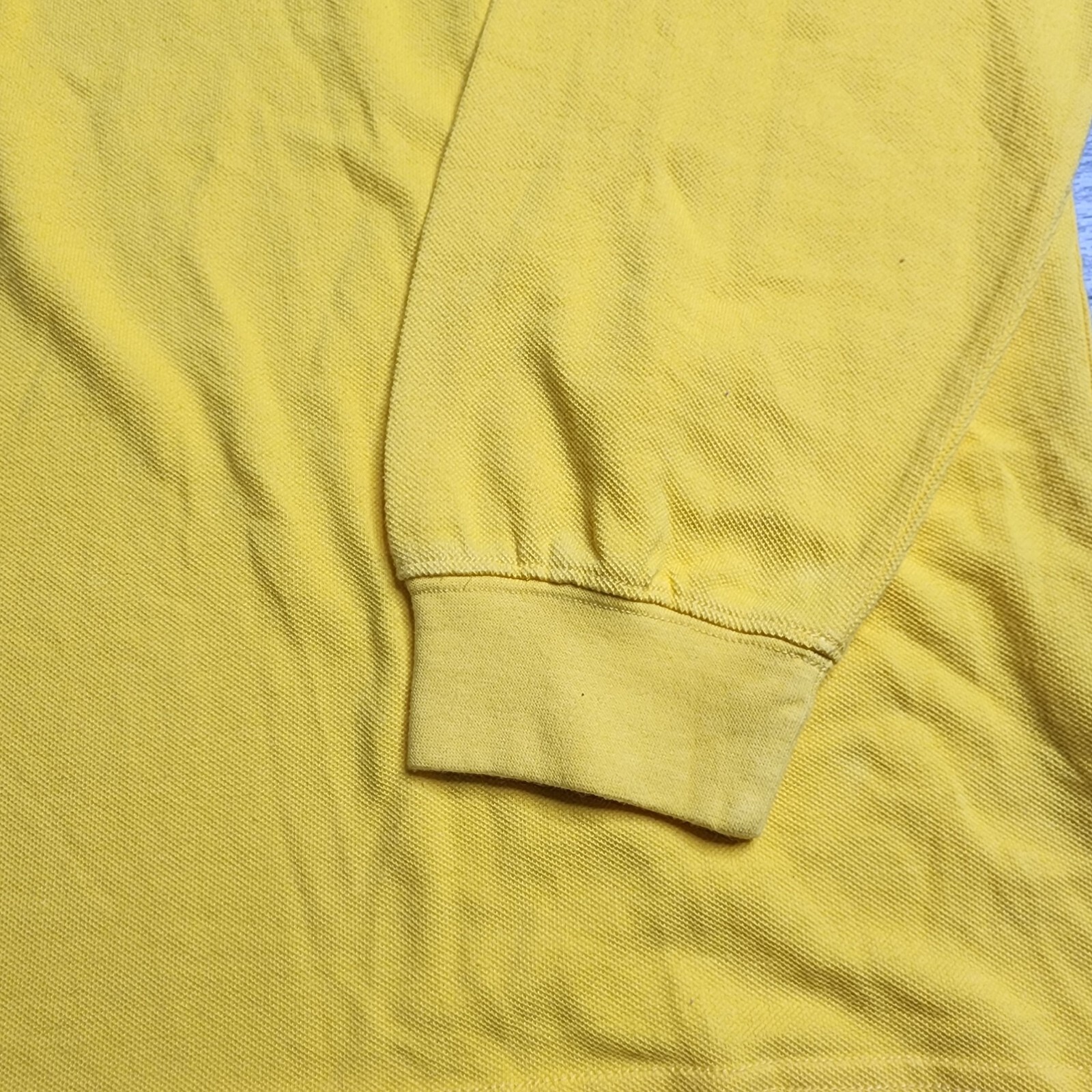 Nautica Marine Denim Co Original Yellow Long Sleeve Shirt Large gallery