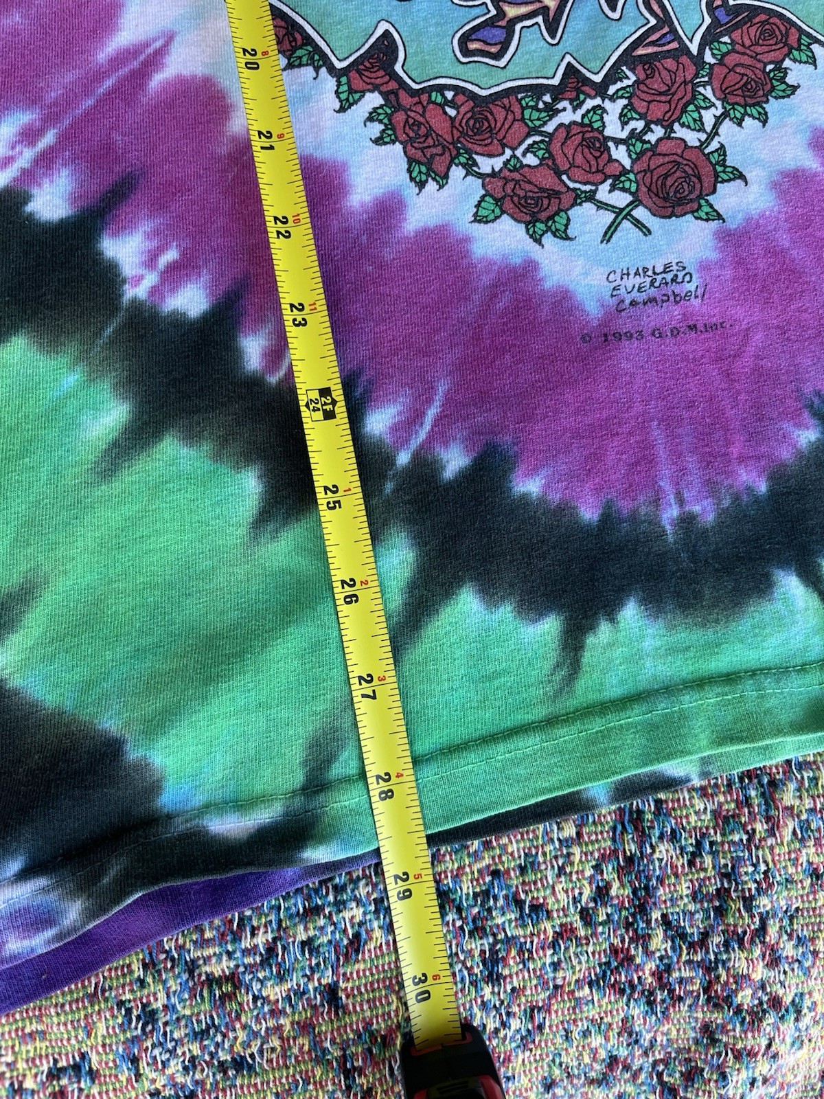 VINTAGE 2000’s GRATEFUL DEAD T-SHIRT LIQUID BLUE SEASONS OF THE DEAD TIE DYE XL gallery
