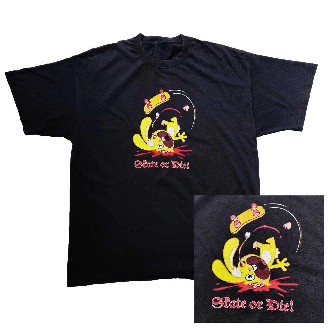 HAPPY TREE FRIENDS Skate Or Die Funny Cartoon Unisex Tee Gift For Fan S-5XL