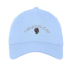 Thinking Cap Style 2 Embroidered Soft Low Profile Hat