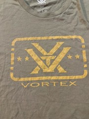 Vortex Optics Trigger Press Short Sleeve T-Shirt Mens 3XL Olive Army Green