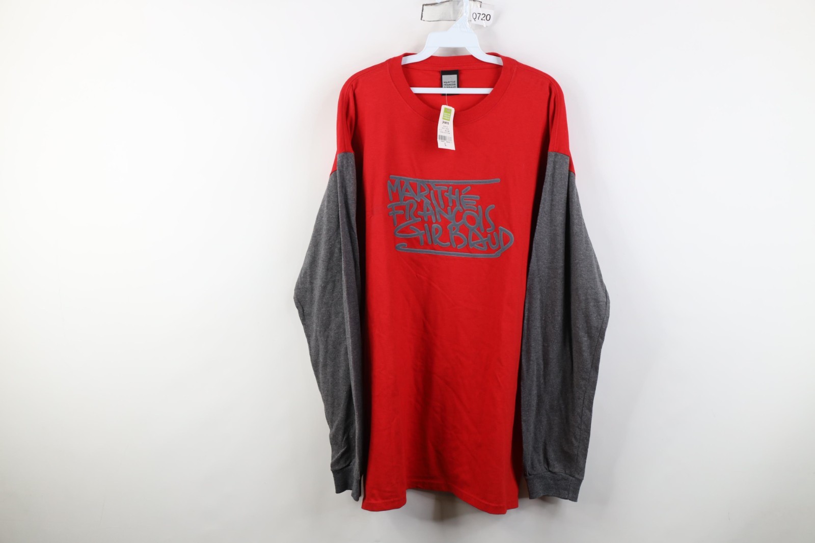 Deadstock Vtg 90s Marithe Francois Girbaud Mens Large Graffiti Raglan T-Shirt gallery