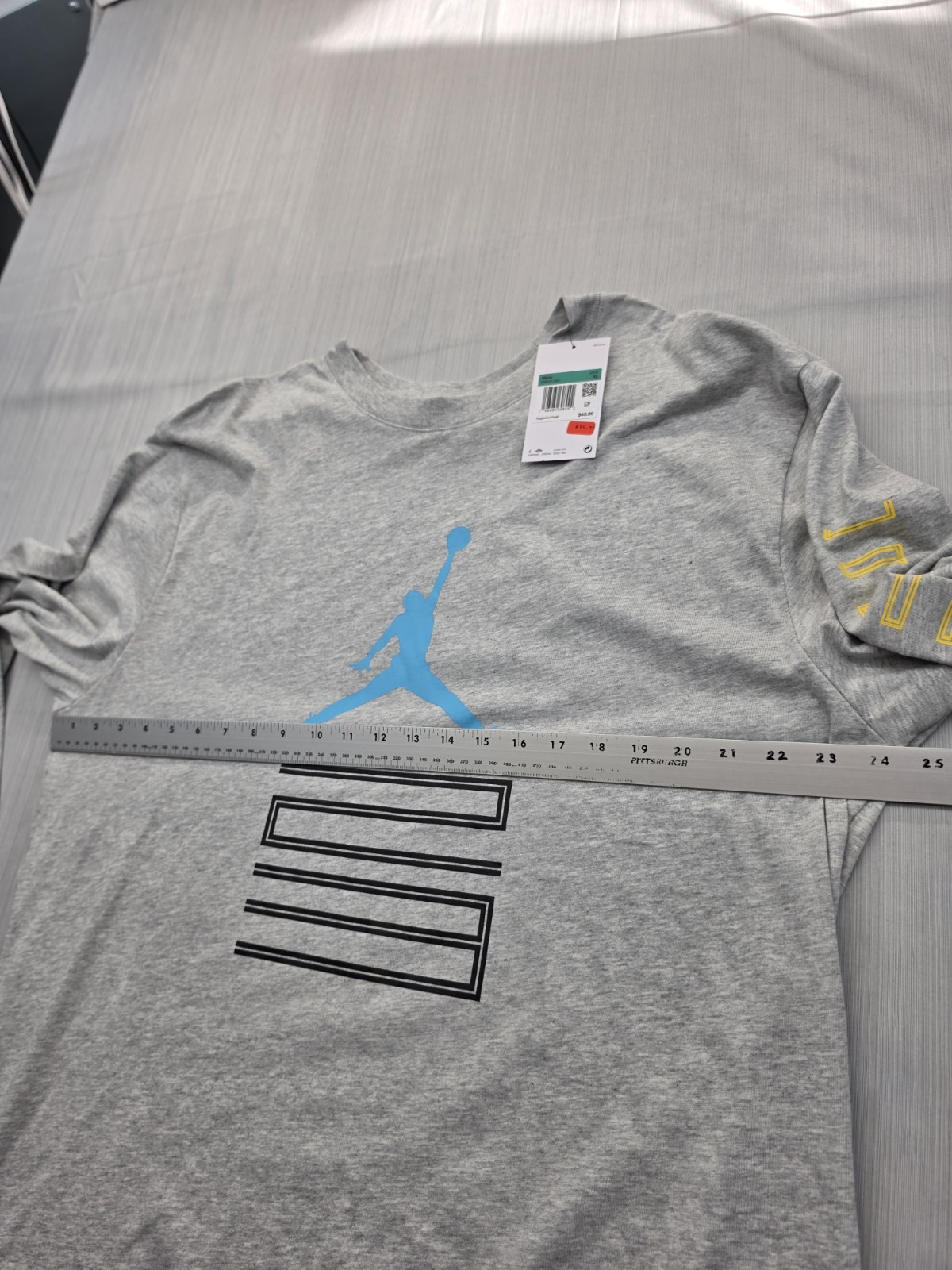 Nike Air Jordan 11 AJ11 T-Shirt Mens XL Gray Tee New gallery