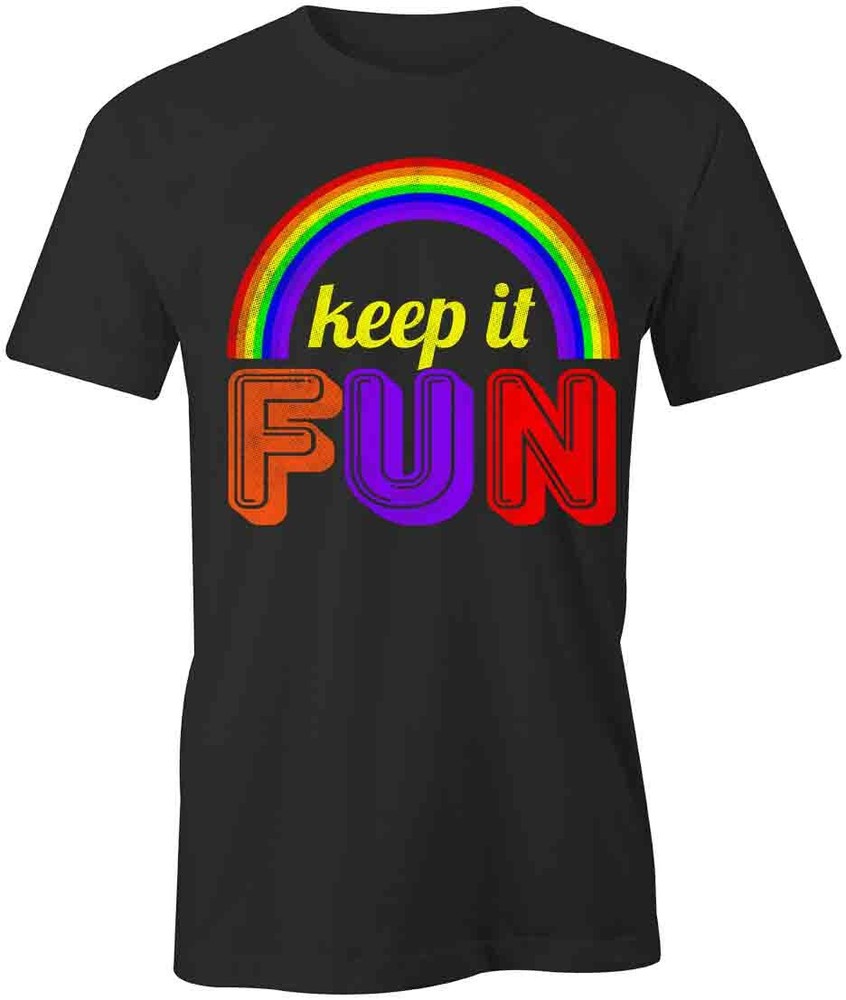 Keep It Fun TShirt Tee Short-Sleeved Cotton CLOTHING GOODVIBES POSITIVE S1BCA716