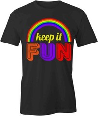 Keep It Fun TShirt Tee Short-Sleeved Cotton CLOTHING GOODVIBES POSITIVE S1BCA716