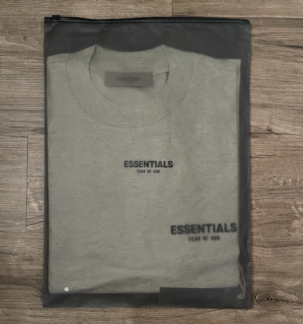 NEW Fear of God Essentials T-Shirt Light Oatmeal Sz XS-XL FREE SHIPPING gallery