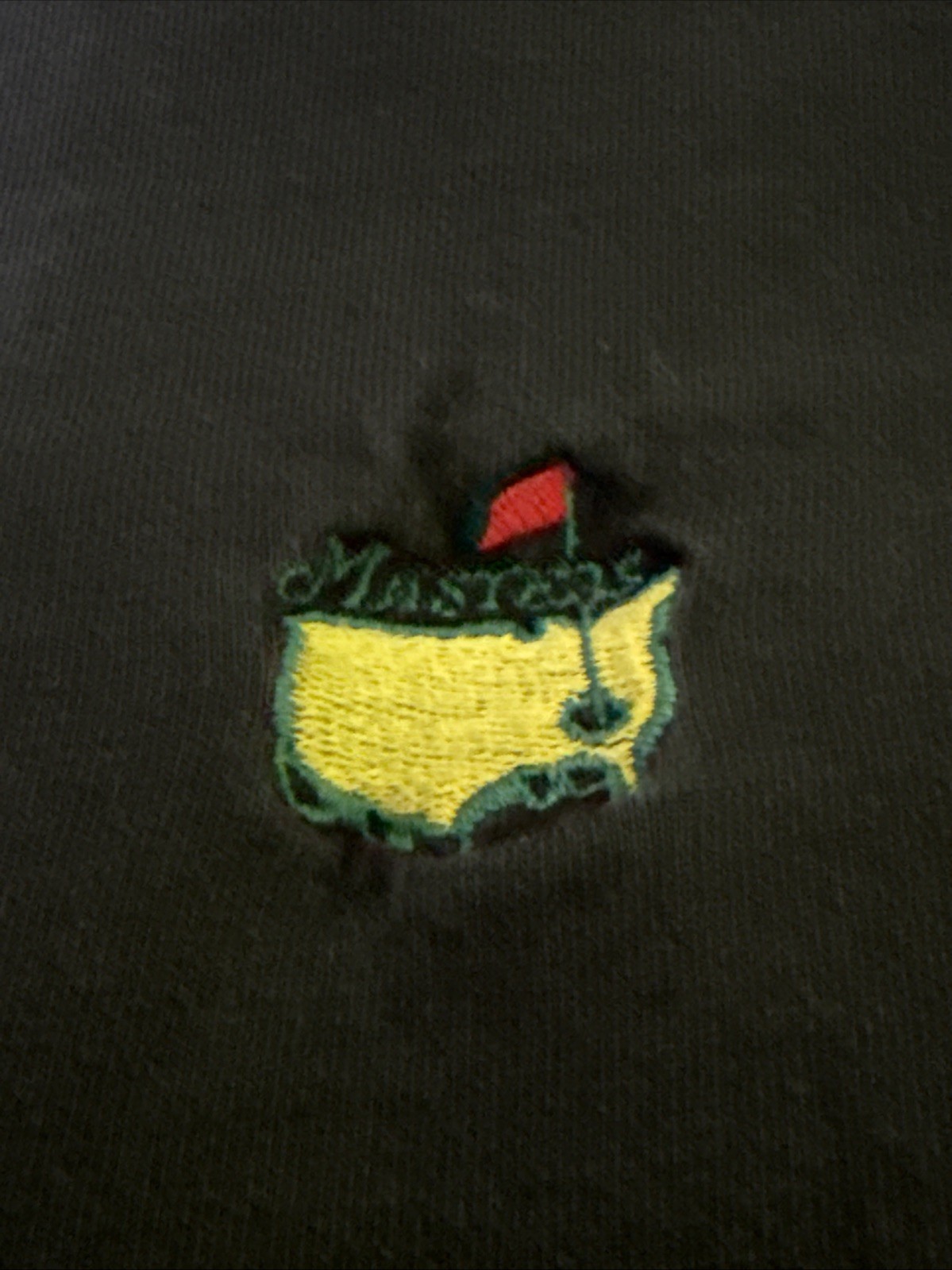 VTG MASTERS LS T-SHIRT~Heavy Duty~XL~Made in USA~Black~Masters Golf Tournament gallery