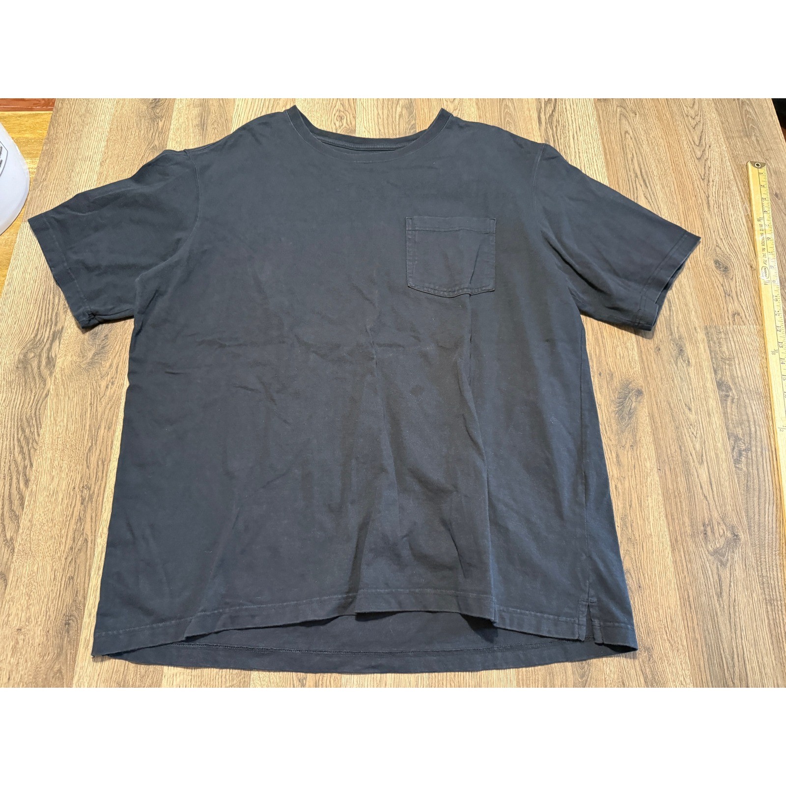 Duluth Trading Co Pocket T-Shirt Mens XL Black Adult Longtail Relaxed Fit gallery