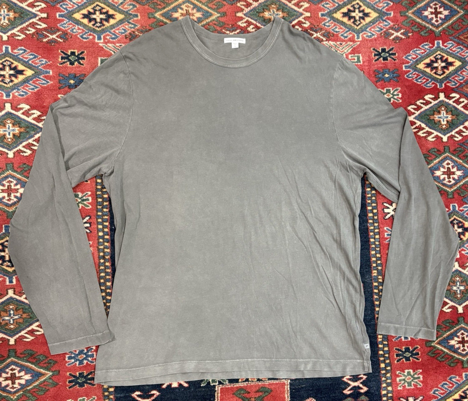STANDARD JAMES PERSE mens Long Sleeve Crew Neck T-shirt sz 5 (XXL) MLJ3351 EUC gallery