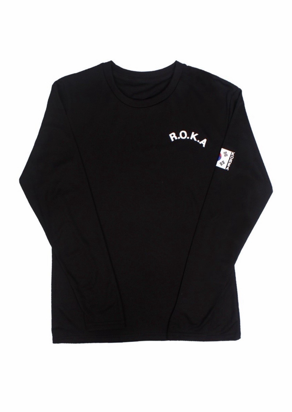 ROKA Korea Army Long Sleeve T Shirt Military Training Casual Gym Wear gallery