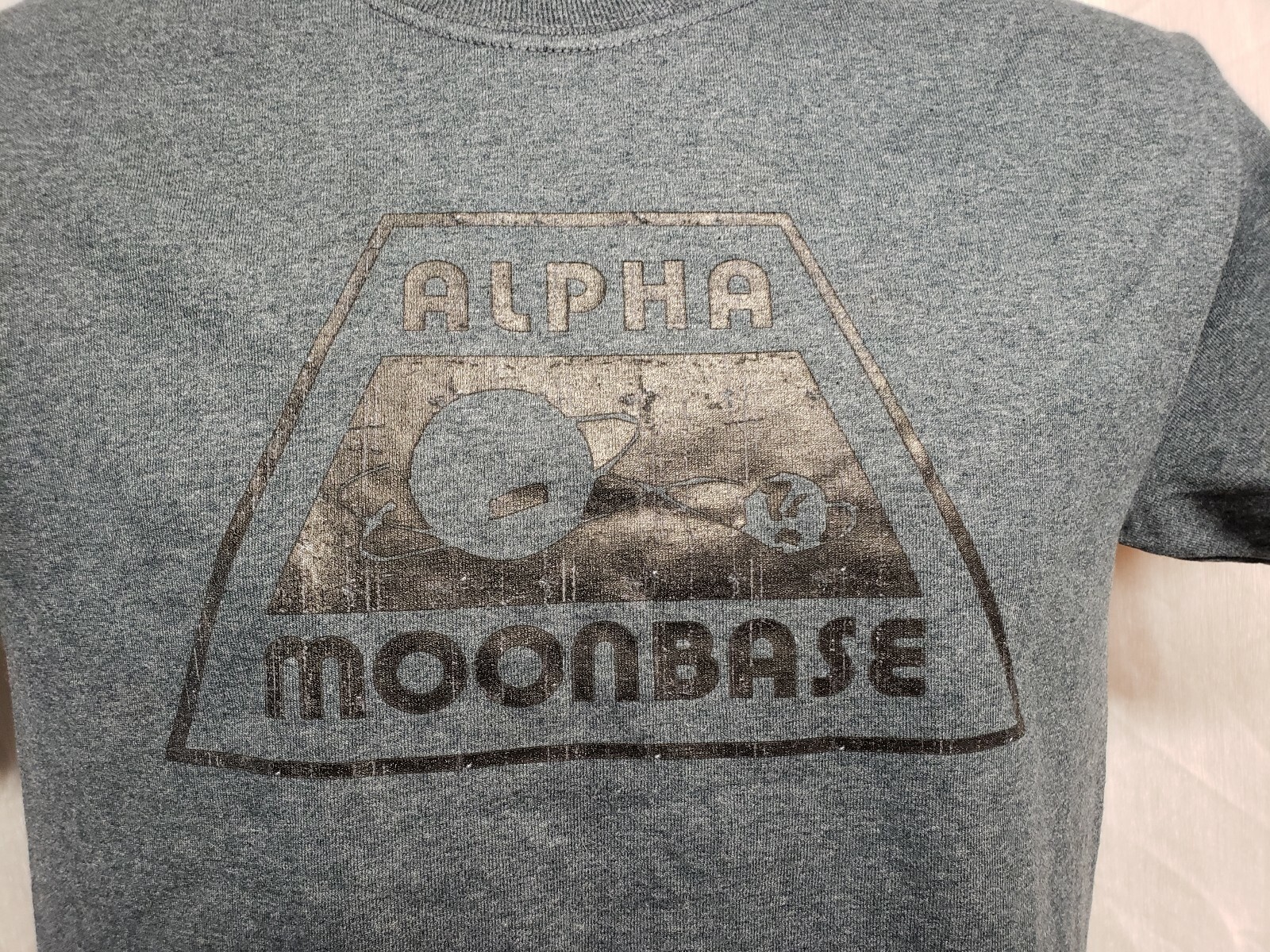 Alpha Moonbase Adult Small Gray TShirt gallery