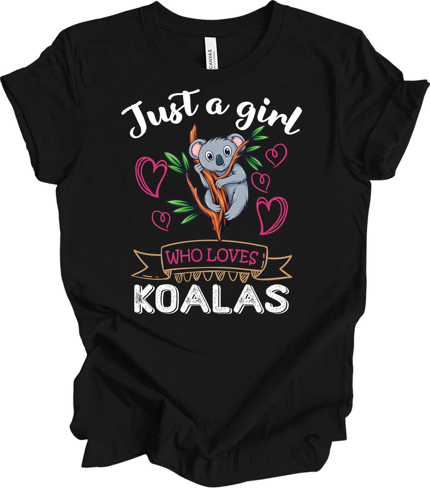 Just A Girl Who Loves Koalas Shirt Cute Koala Bear Lover Gift T-Shirt gallery
