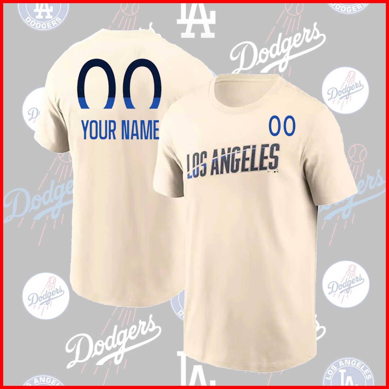 Personalized Los Angeles Dodgers Name & Number Custom 2025 Fanmade FAST SHIP gallery