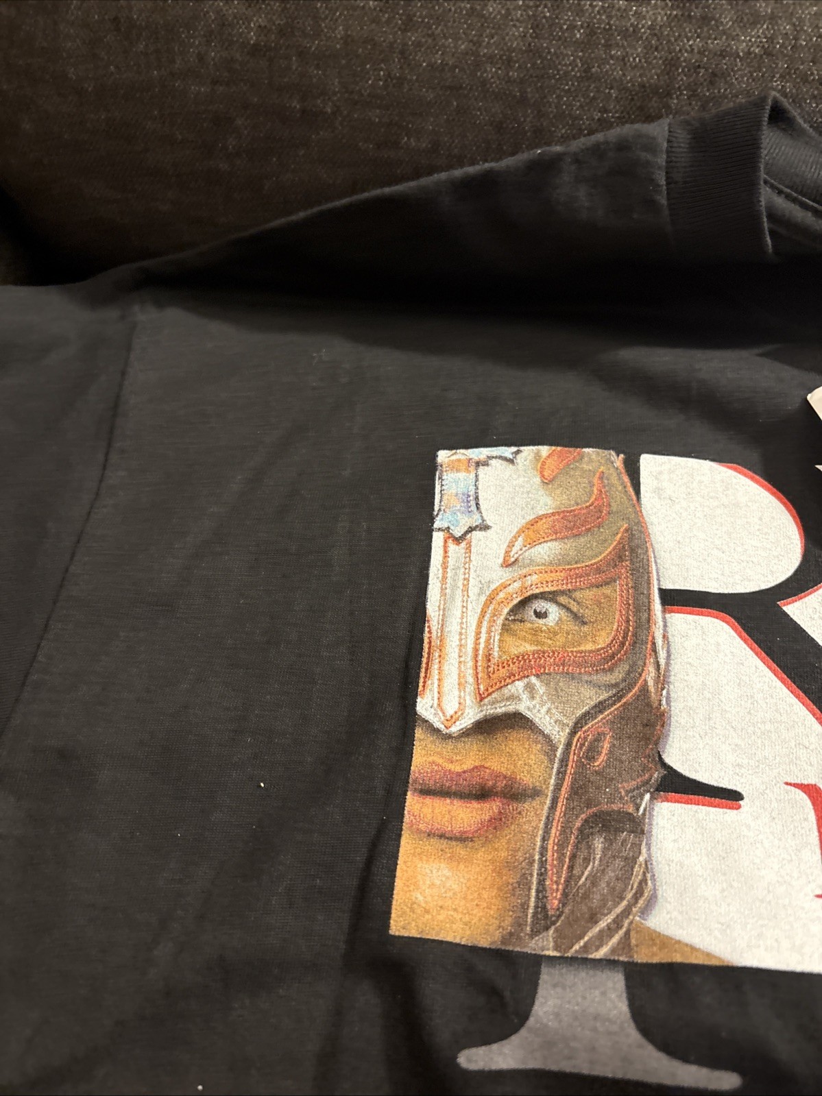 WWE Vintage Rey Mysterio Many Faces Shirt 2002 New With Tags Size XL gallery