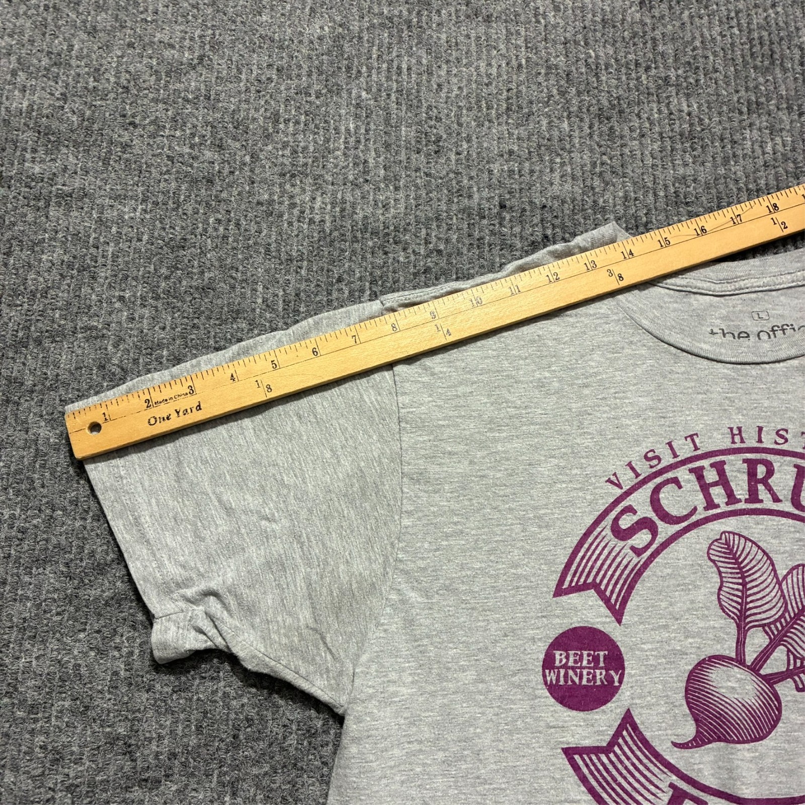 The Office Ripple Junction Mens Graphic T-Shirt L Gray Casual Short Sleeve gallery