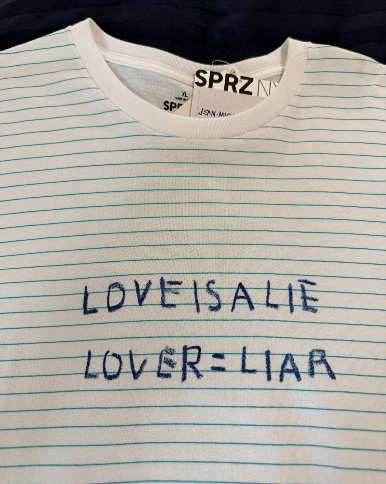 Uniqlo SPRZ NY x Jean Michel Basquiat "The Notebooks" Tee sz XL *NEW* kaws shirt gallery