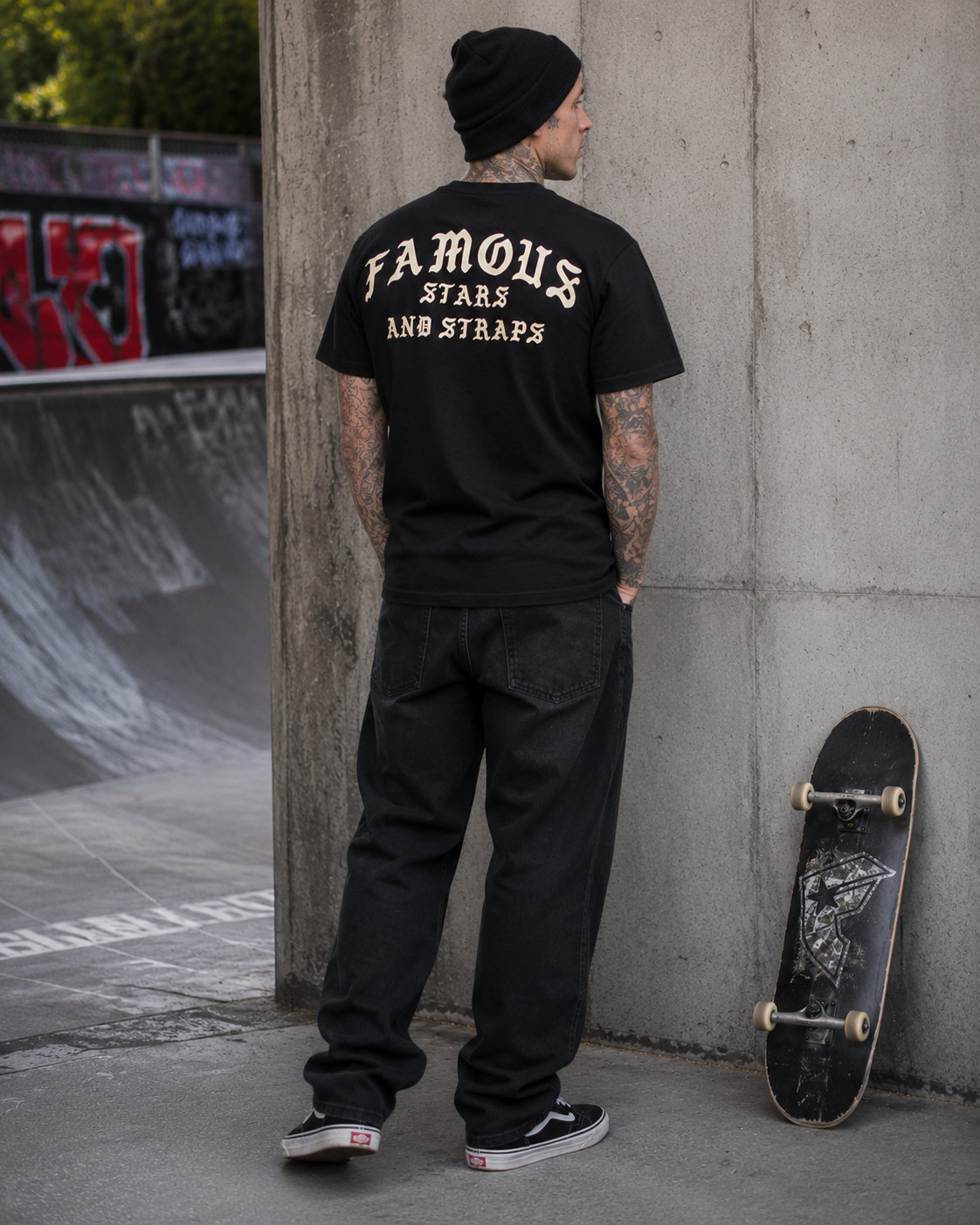 Famous Stars And Straps REAPER BADGE Men's Short Sleeve T-Shirt Black Small gallery