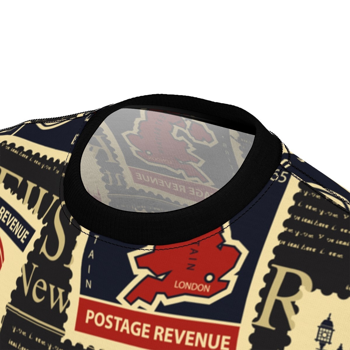 AOP - United Kingdom - Seamless pattern with stamps on theme UK gallery