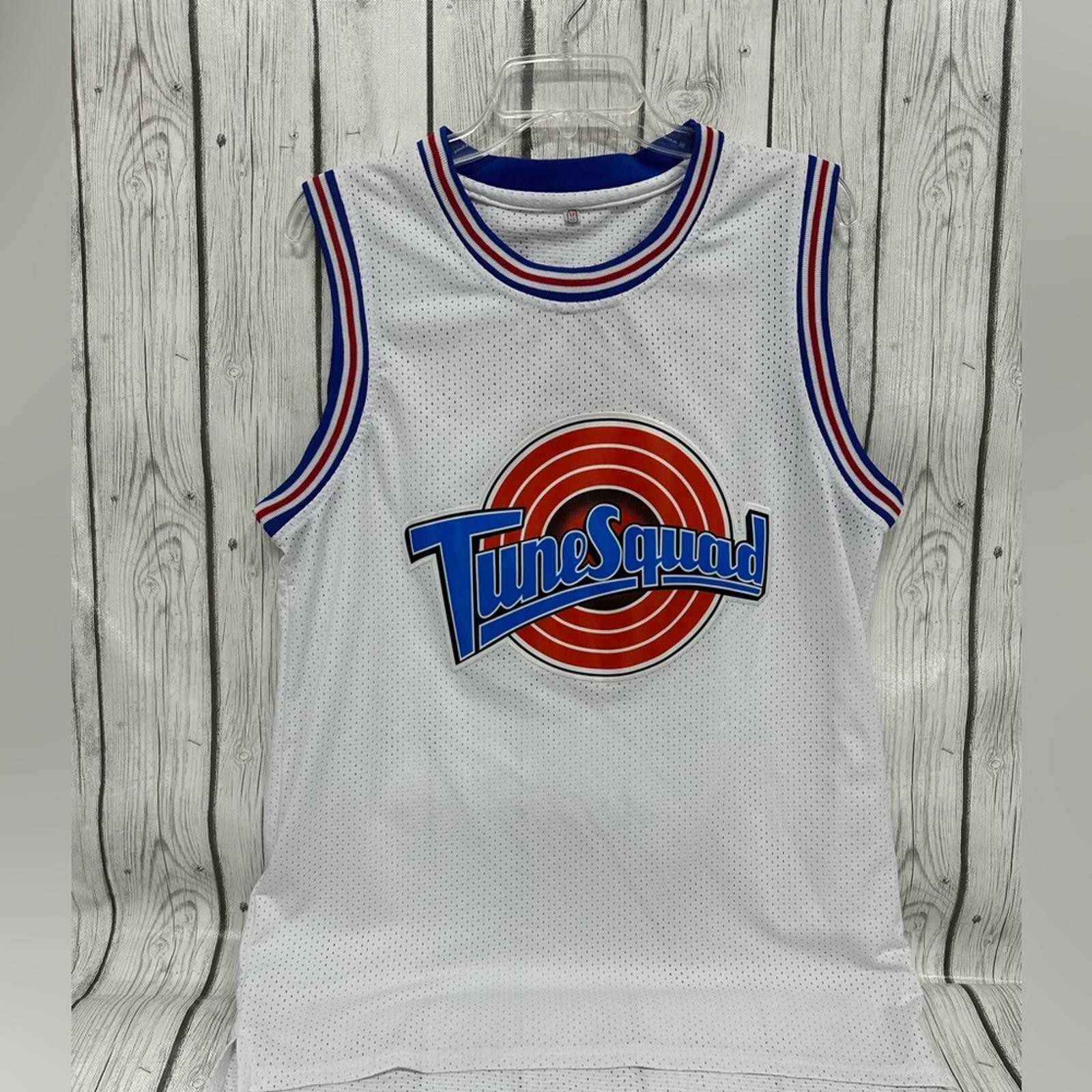 Vintage Space Jam White Basketball Jersey — Looney Tunes x Michael Jordan Style gallery