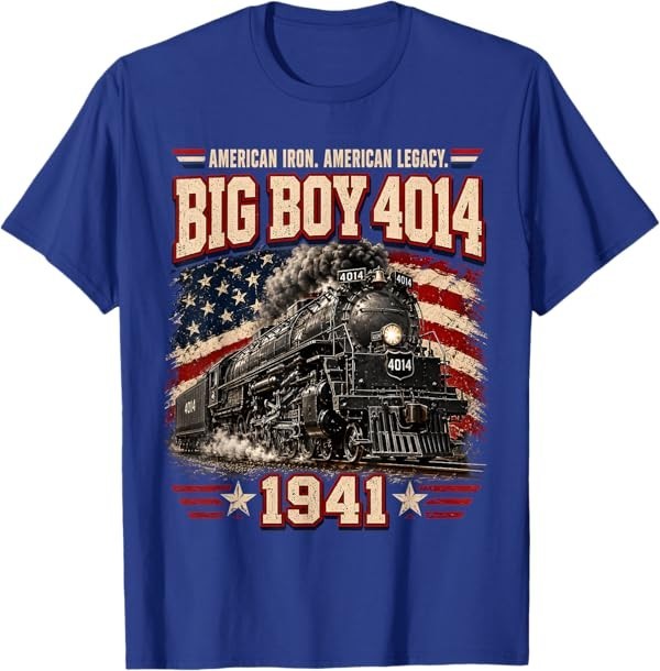 Big Boy 4014 Vintage Steam Locomotive Railroad Train Engine T-Shirt gallery