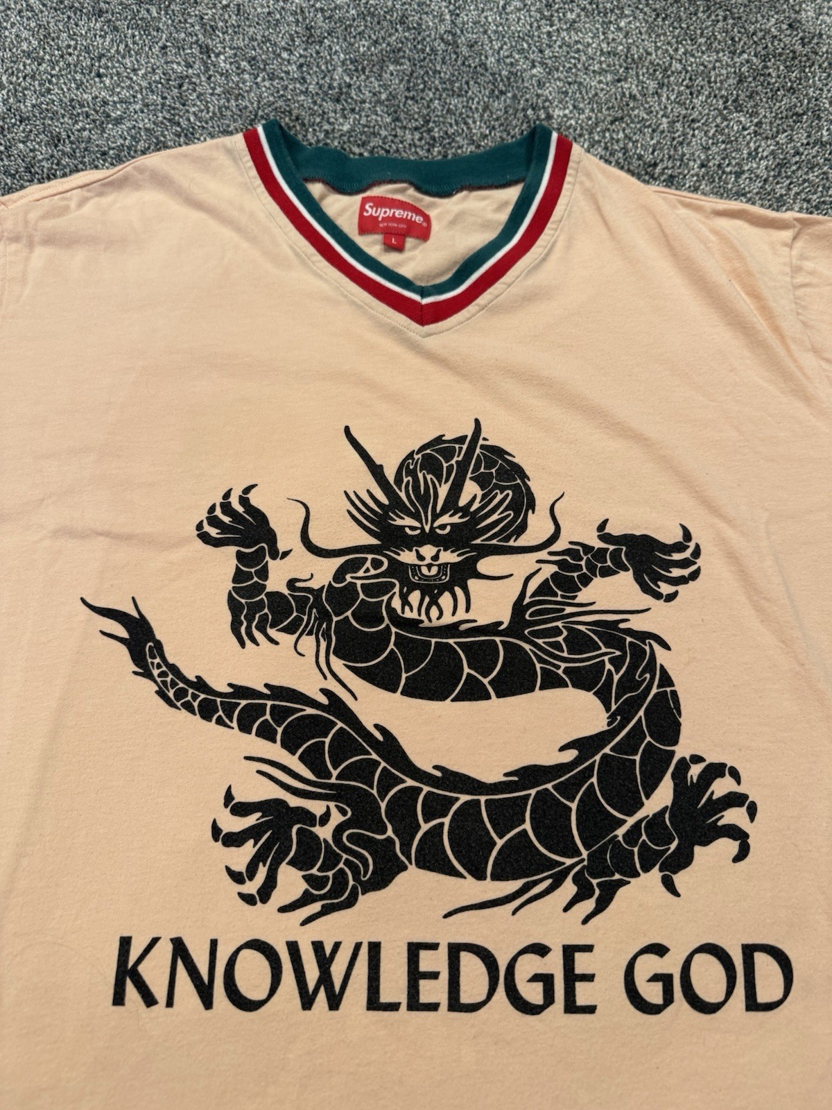 Supreme Knowledge God Dragon T-Shirt Size Large gallery